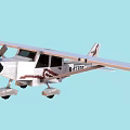 Lego Brick Built White Airplane Model With Detailed Wings And Design