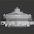 Gyro Battle Gyro Science Fiction Gyro Science Fiction Weapon Science Fiction Components High Tech Components 3d model