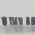 Stone Wood Wall Decorations With Various Shapes Hanging On White Wall