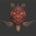 Turtle Cartoon Turtle Snapping Turtle Chickbill Turtle Reptile Cold Blooded Animal Reptile Class 3d model