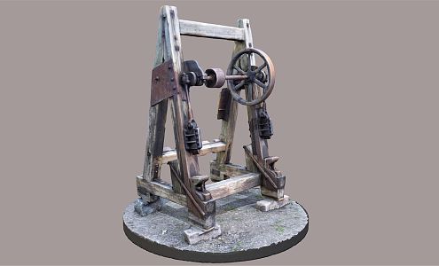 Industrial LOFT Splitters Old Wood Splitters 3d model