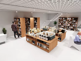 Bookstore 3d model