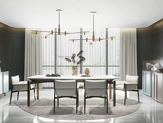 Modern Restaurant 3d model