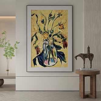 modern decorative painting 3d model