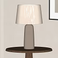 Quiet Wind Table Lamp Pottery Pot Table Lamp 3d model