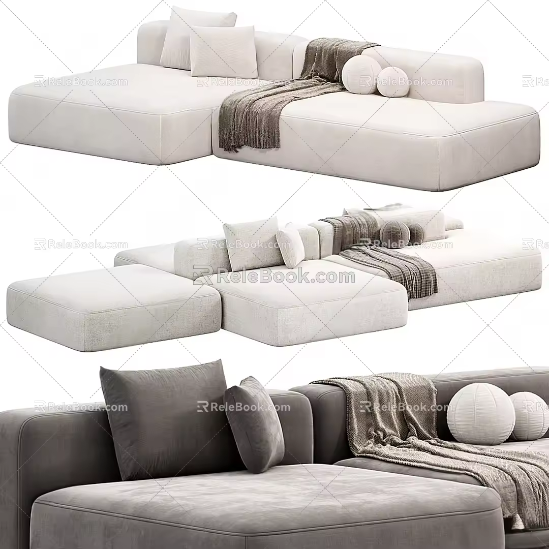Tamamm Modular Sofa Corner Sofa 3d model