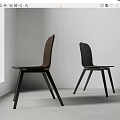 Sleek Modern Dining Chairs With High Back Design And Wooden Slim Legs For Contemporary Home Interior