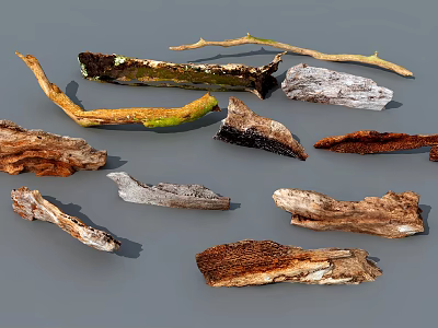 Modern Wood 3d model