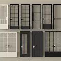 Various Door And Window Frame Designs With Glass Panels And Color Options
