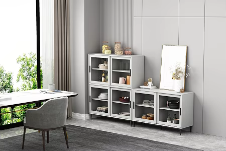 Modern Sideboard Storage Cabinet 3d model