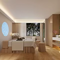 Luxury SPA Room Interior With Massage Bed Wooden Flooring Natural Light And Green Plants