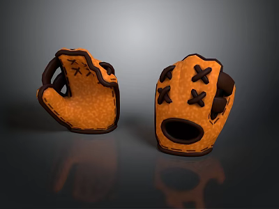 Rugby Gloves Sporting Goods Sporting Goods Realistic 3d model