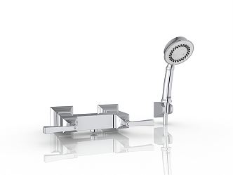 Modern shower faucet 3d model