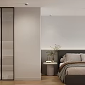 Modern Apartment Interior With Laundry Area Cabinets Marble And Plants
