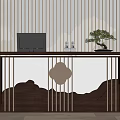 Reception Front Desk 3d model