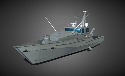 Armidale-class boats 3d model