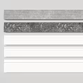 Modern skirting line skirting line ground line gypsum line foot line 3d model