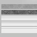 Modern skirting line skirting line ground line gypsum line foot line 3d model