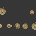 Decorative Brass Candle Holders with Classic Design and Multiple Styles on Shiny Tabletop