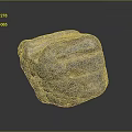 Natural Wood Stone Material Featuring Rough Surface And Textured Pattern 3d model