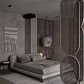 Elegant Modern Bedroom Interior Design With Metallic Accents Velvet Furniture And Soft Tones