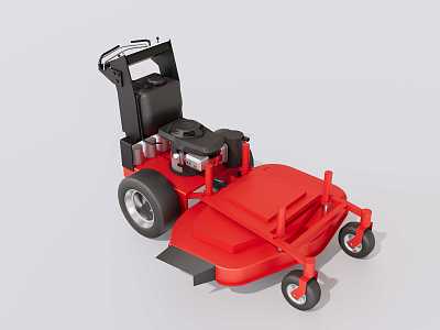 Lawnmower Weeder 3d model