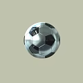 Durable Soccer Ball Sports Equipment with Black White Panels for Training and Match Use
