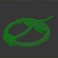 Gray 3D Model Of Circular Ornament With Intricate Patterns And Symmetrical Design