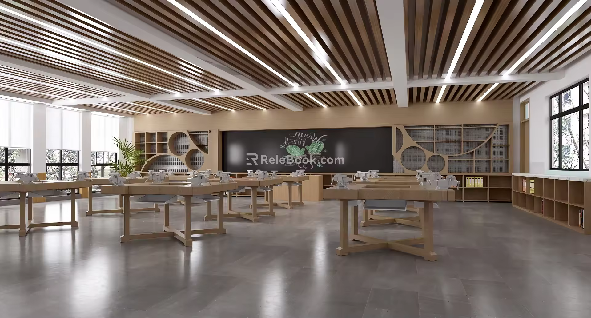 Labor skill classroom manual classroom labor skill studio 3d model