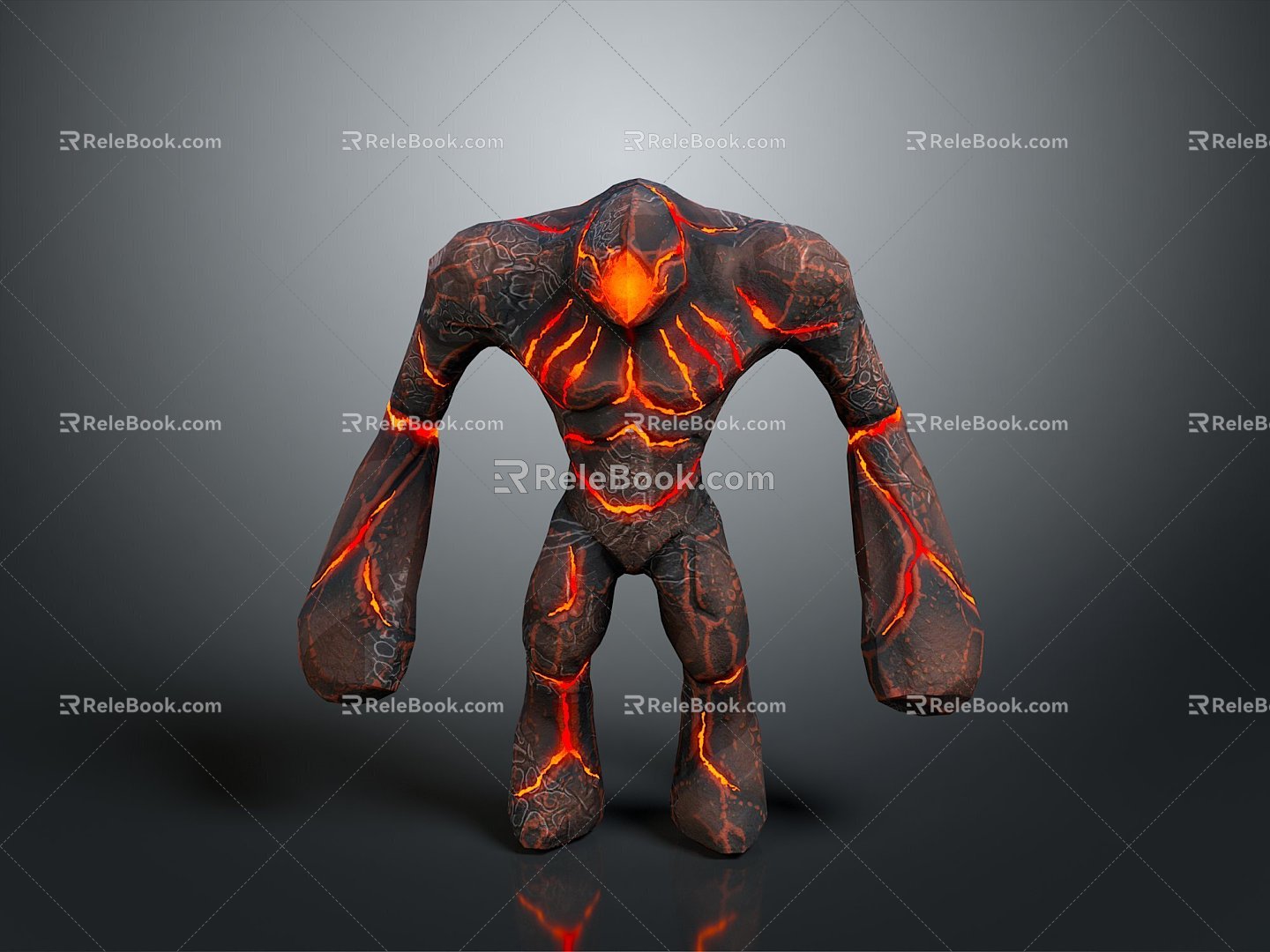 Watcher Rock Magic Stone Man Stone Man Monster Monster Cartoon Monster Cartoon Monster Animation Monster 3d model