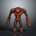 Watcher Rock Magic Stone Man Stone Man Monster Monster Cartoon Monster Cartoon Monster Animation Monster 3d model