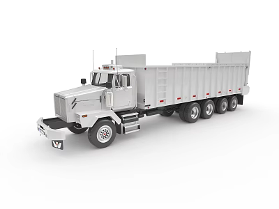 Modern Freight Truck 3d model