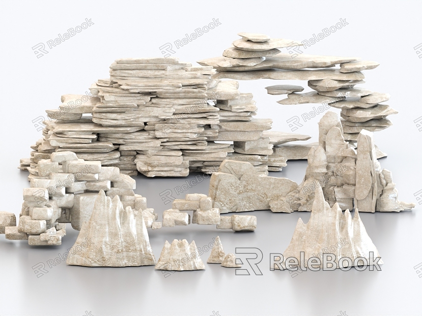 Stone stone rockery landscape stone marble hemp stone model