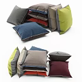 Colorful Decorative Pillows With Soft Fabric And Various Tones For Home Decor