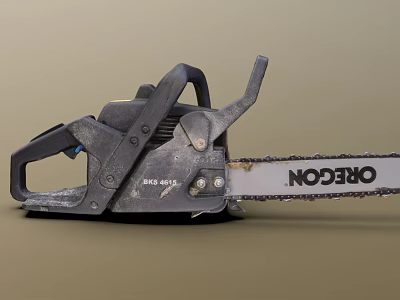 Industrial LOFT chainsaw 3d model