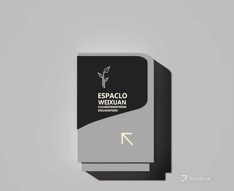 Modern Commercial Equipment With Espacio Weikuan Sleek Black Gray Design 3d model 