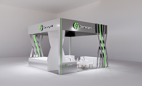 Modern Exhibition Booth 3d model