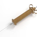 Retro Syringe 3d model