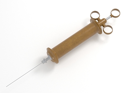 Retro Syringe 3d model