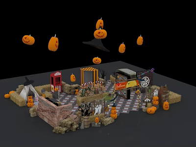 Modern Halloween Beautiful Halloween 3d model