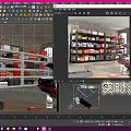 Organized Garage Storage With Shelves Tools Boxes Containers And Red Car