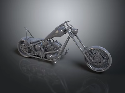 Motorcycle Two-wheeled Motorcycle Cross-country Motorcycle Road Race Motorcycle Motor Vehicle Transport 3d model