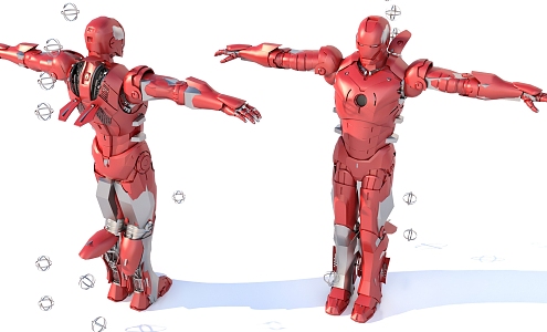 Iron Man Iron Man Clothing Repair Status 3d model