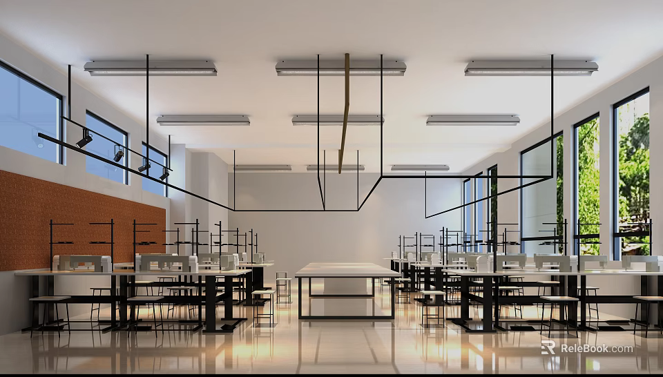 Wine Rack Modern Design With Multiple Shelves For Open Kitchen Interior 3d model 