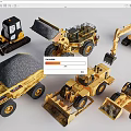 Engineering vehicle 3d model