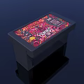 Colorful Artistic Pattern Desktop Computer Case With Unique Modern Design