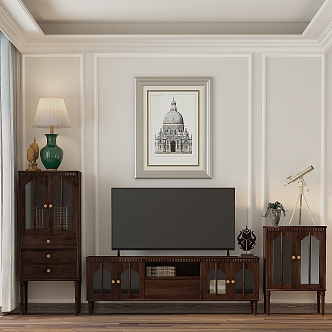 Cabinet Bucket Cabinet TV Cabinet Living Room 3d model