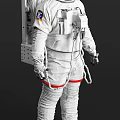 modern astronaut spacesuit astronaut 3d model