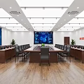 modern command center 3d model