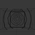 Kohler Photo Check in Spot with Illuminated Circular Flower Design Modern Lighting and Stylish Decor